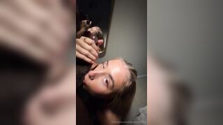 POV Lillian Phillips Deepthroats On Massive Cock