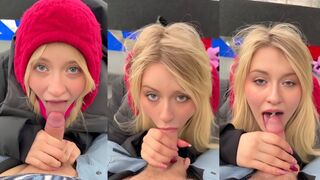 Lena Polanski Risky Ski Lift Blowjob Video Leaked